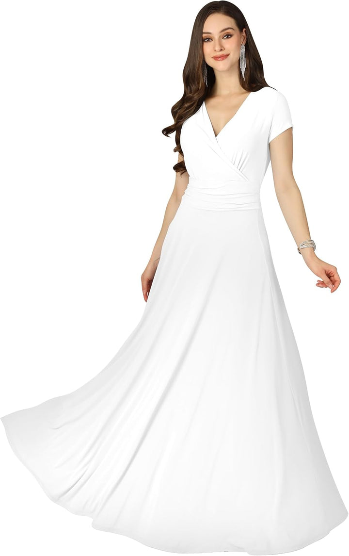 Maude – Quick-Dry Women’s V-Neck Midi Dress