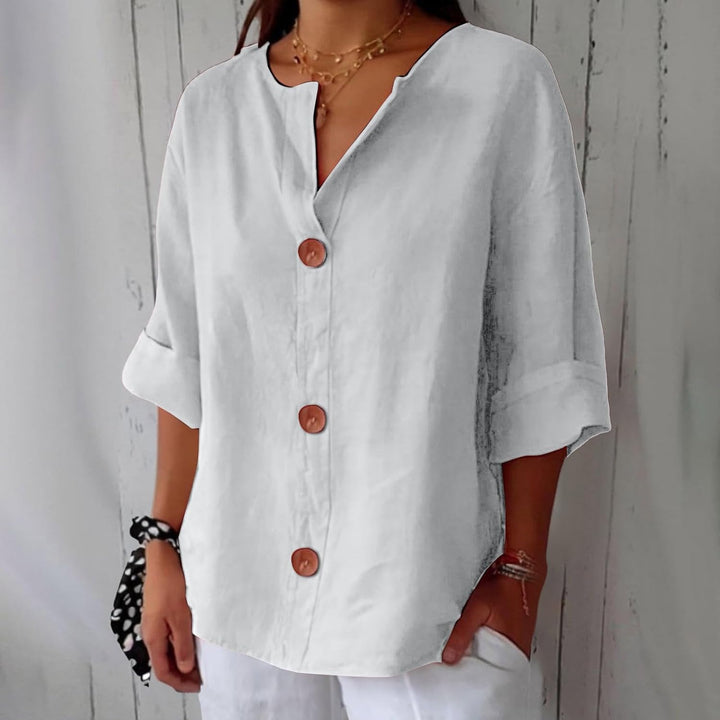 Zeinab – Breezy Women’s Linen Coastal Blouse