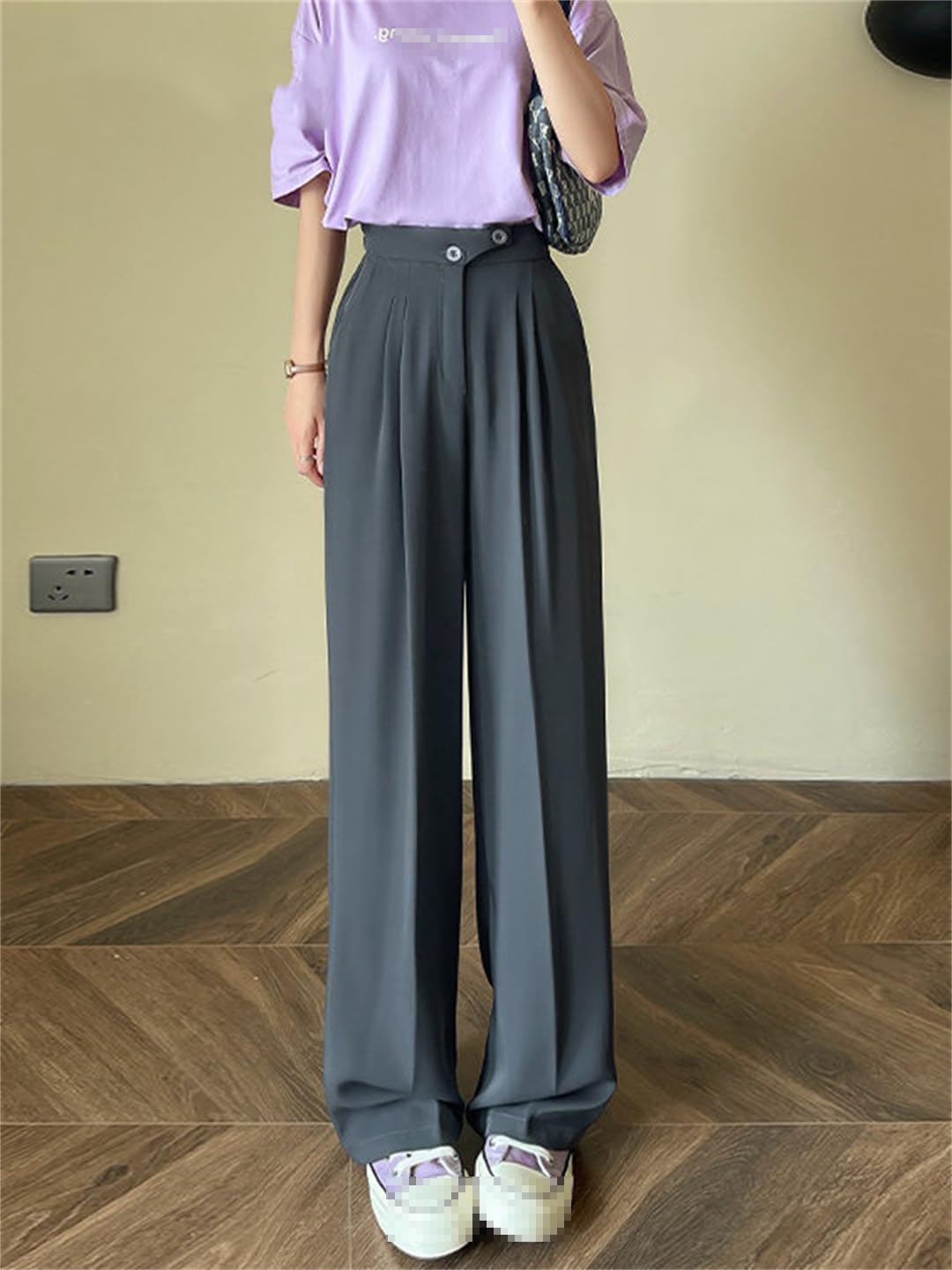 Rosalie – Women’s High-Waist Wide Leg Trousers