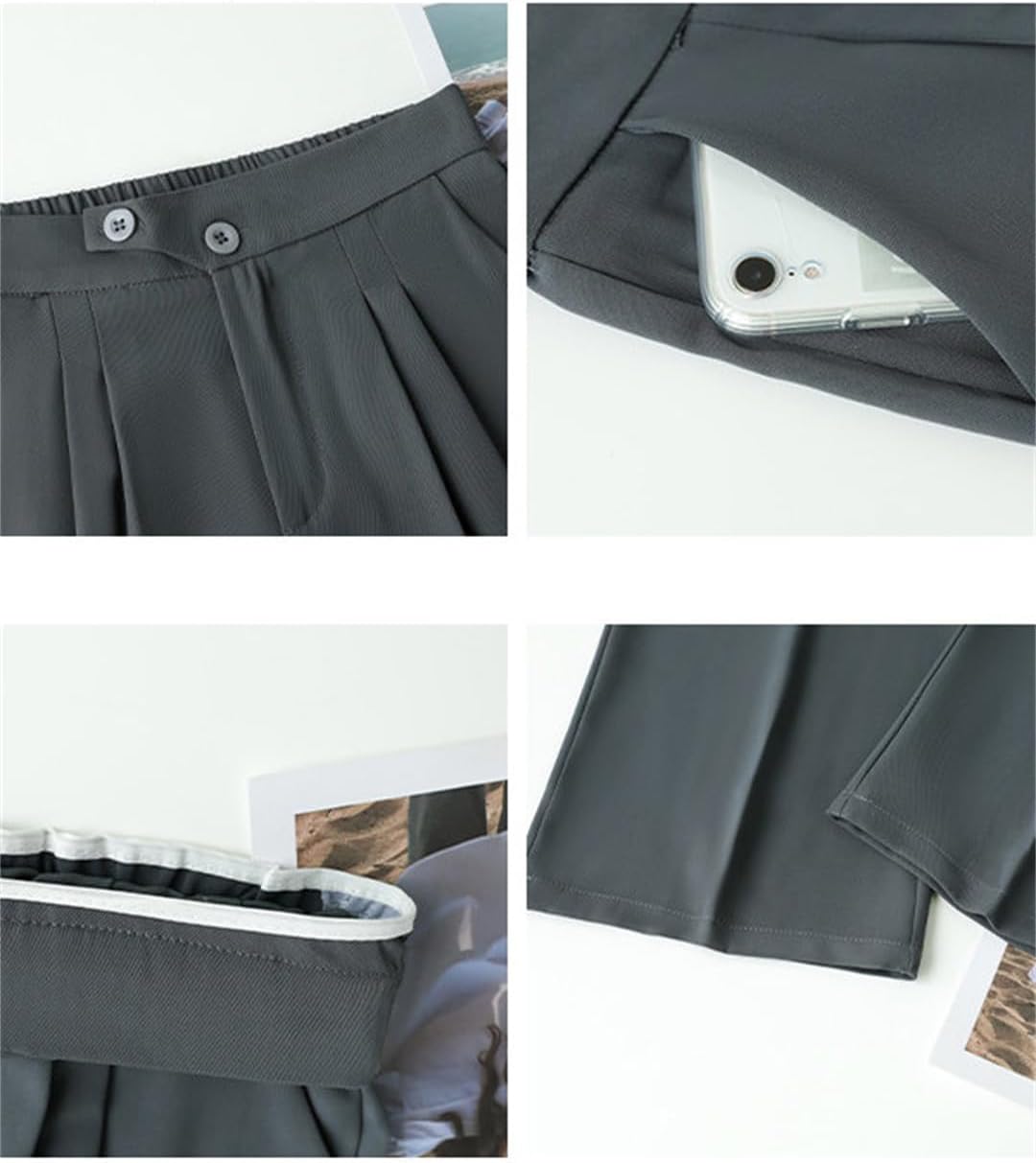 Rosalie – Women’s High-Waist Wide Leg Trousers
