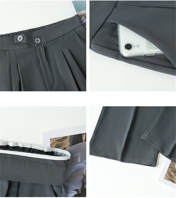 Rosalie – Women’s High-Waist Wide Leg Trousers