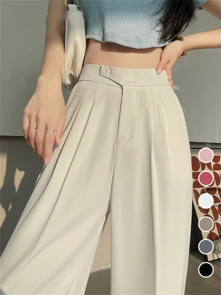 Rosalie – Women’s High-Waist Wide Leg Trousers