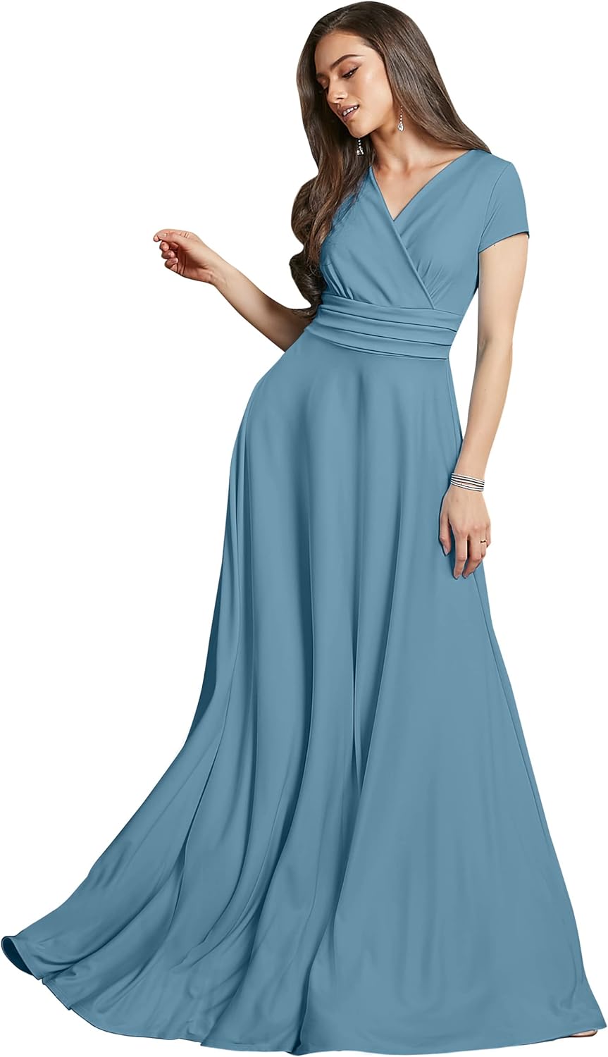 Maude – Quick-Dry Women’s V-Neck Midi Dress