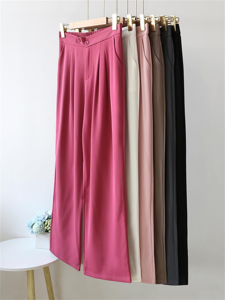 Rosalie – Women’s High-Waist Wide Leg Trousers