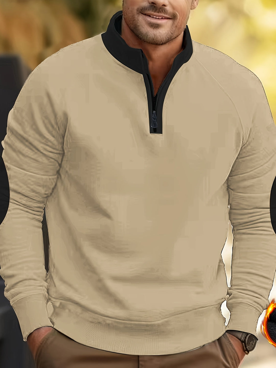 Ricky – Versatile Men’s Quarter-Zip Pullover