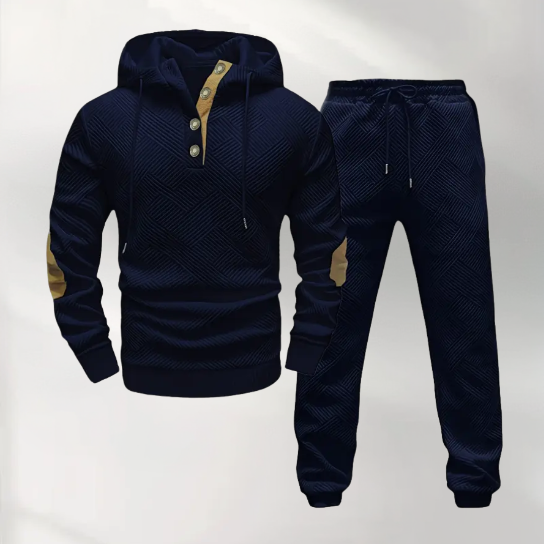 Alessandro – Men’s Textured Knit Loungewear Set