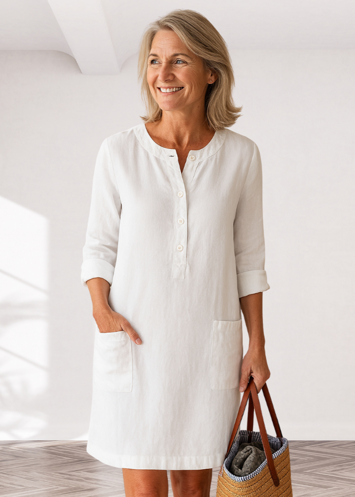 Beverly – Relaxed-Fit Women’s Button Dress