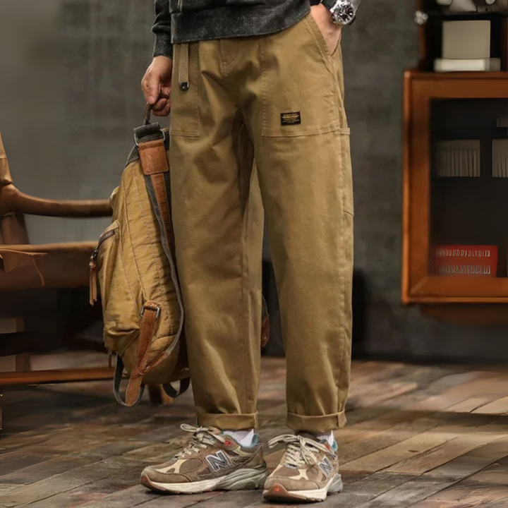 Yhaztin – Vintage-Tone Men’s Cargo Trousers