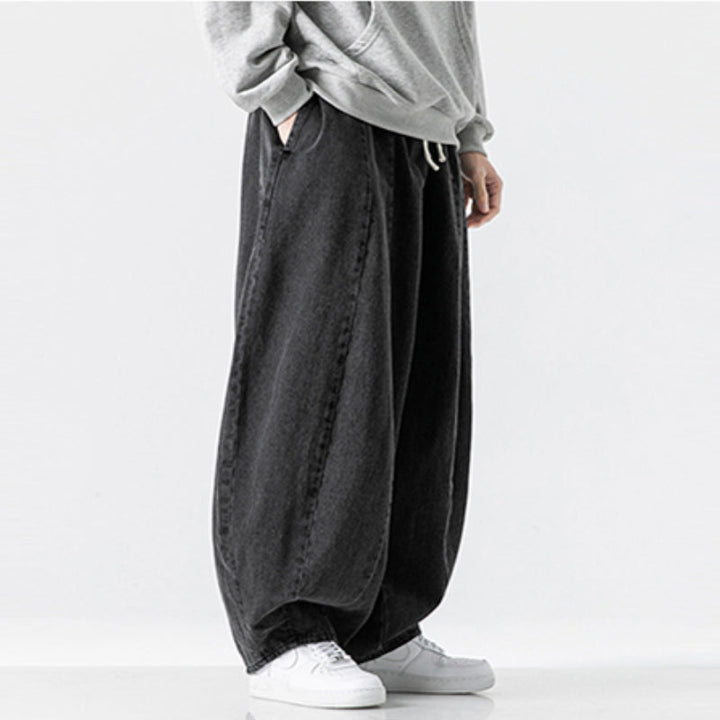 Luca – Retro-Fit Men’s Wide-Leg Denim Pants