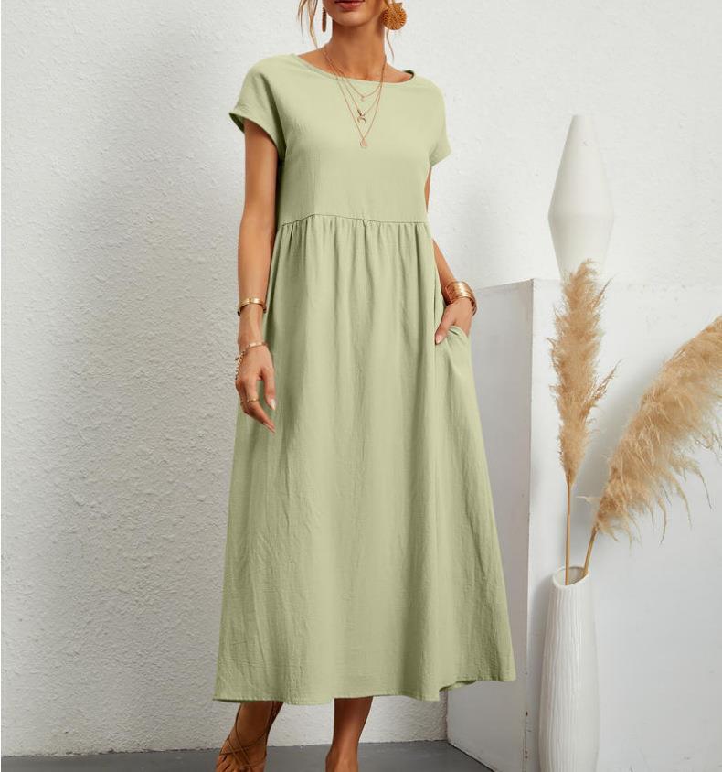 Camillia – Lightweight Soft Cotton Women’s Dress with Pockets