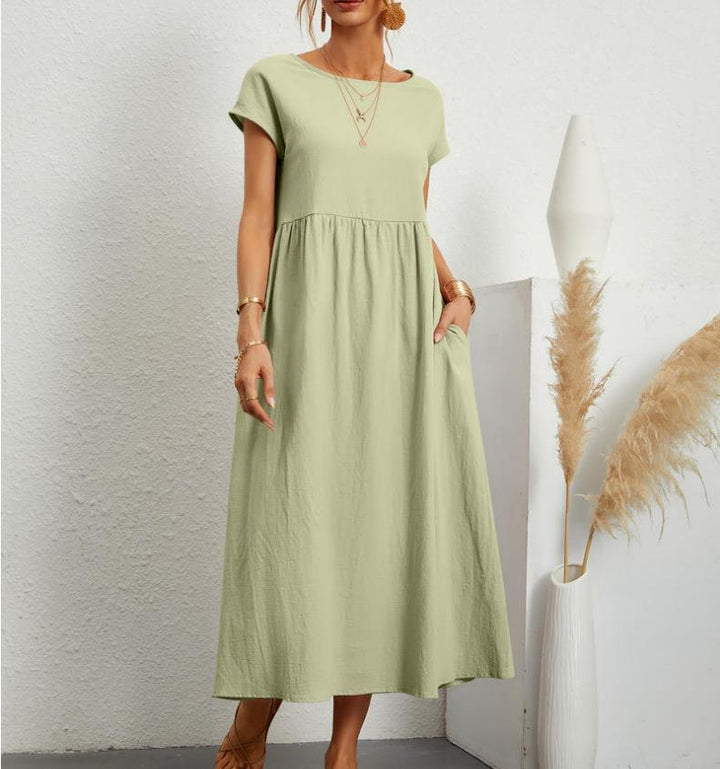 Camillia – Lightweight Soft Cotton Women’s Dress with Pockets