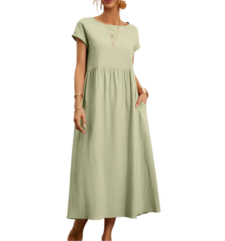 Camillia – Lightweight Soft Cotton Women’s Dress with Pockets