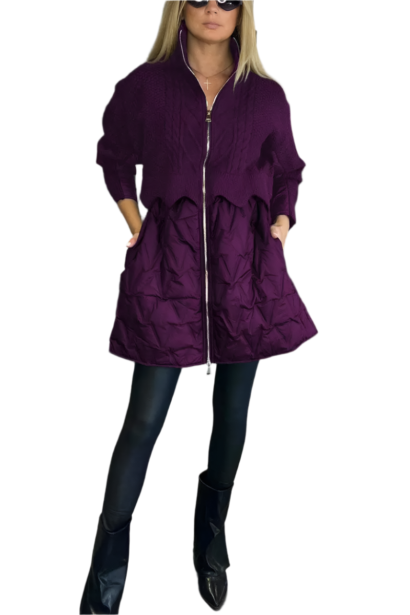 Carla – Hybrid Knit Women’s Quilted Jacket