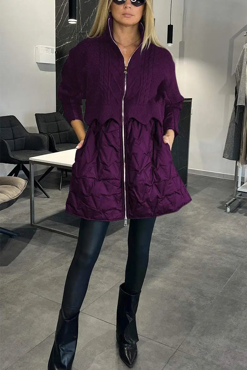 Carla – Hybrid Knit Women’s Quilted Jacket