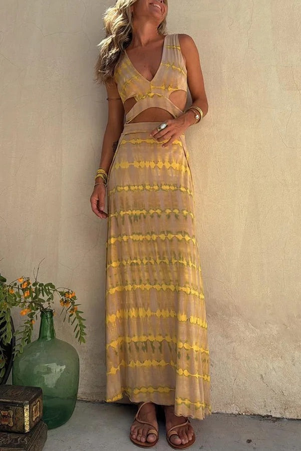 Jamie – Relaxed V-Neck Vacation Dress for Women