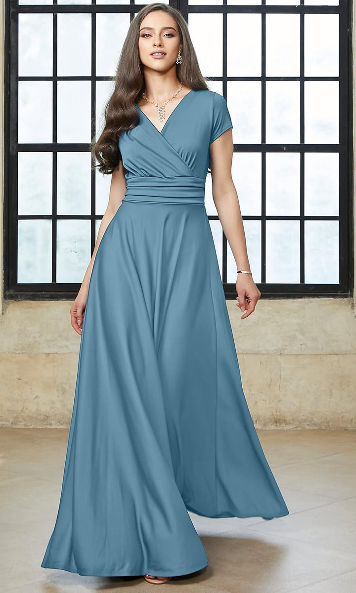Maude – Quick-Dry Women’s V-Neck Midi Dress