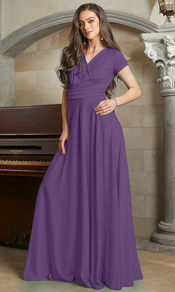 Maude – Quick-Dry Women’s V-Neck Midi Dress