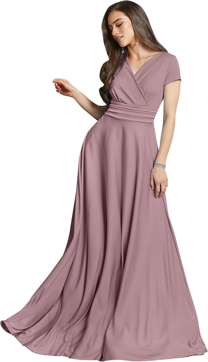 Maude – Quick-Dry Women’s V-Neck Midi Dress