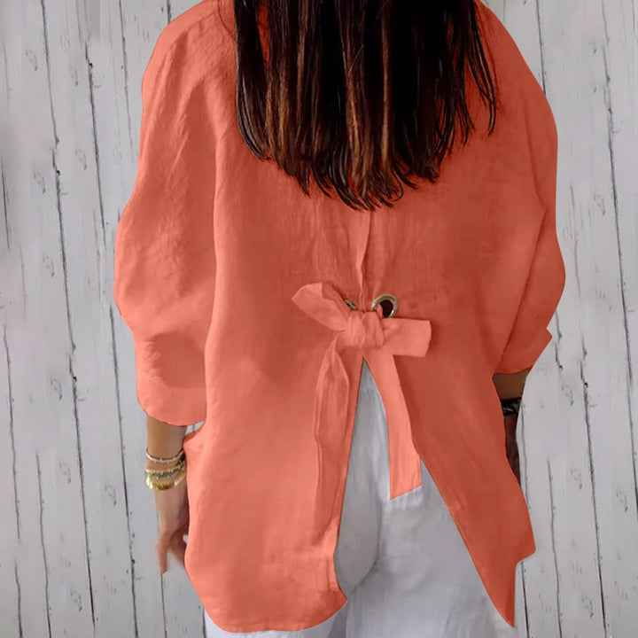 Elise – Women’s Linen Button-Down Shirt