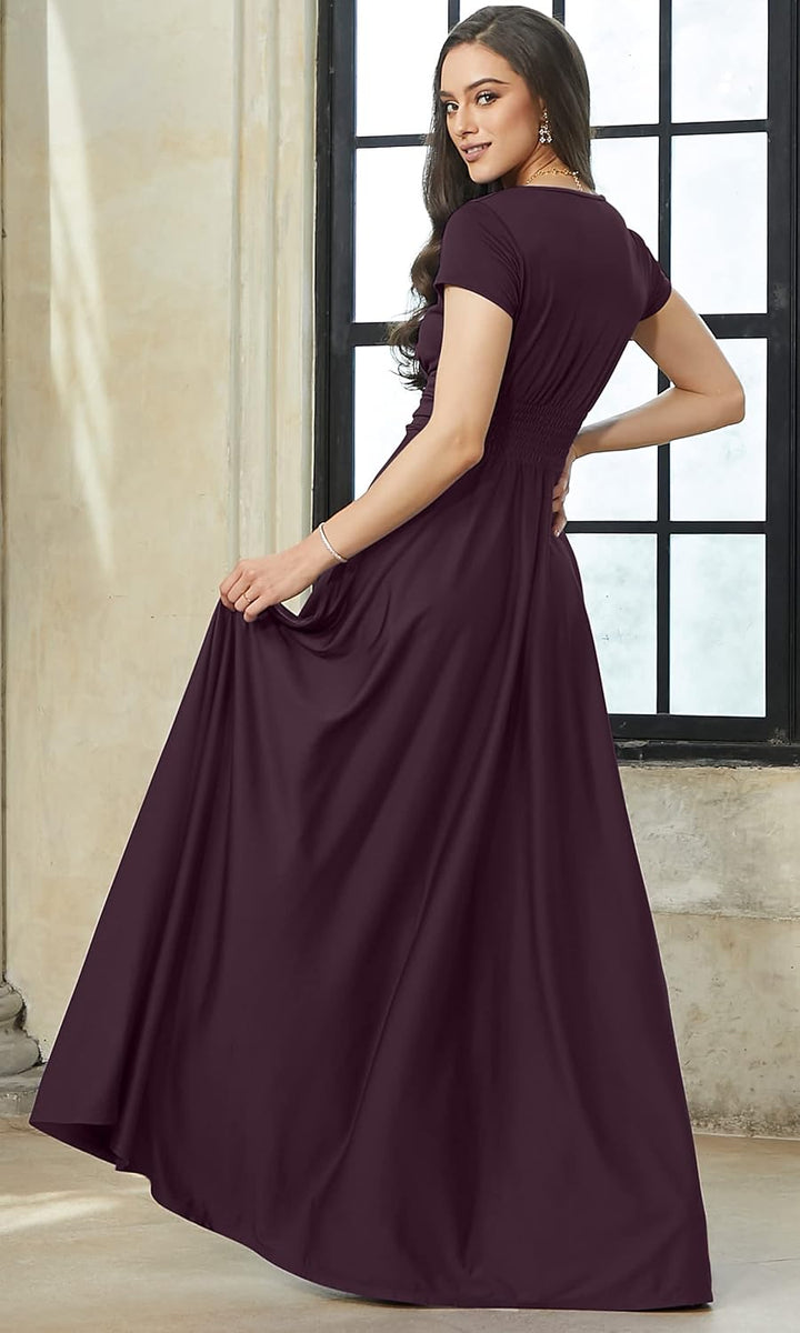 Maude – Quick-Dry Women’s V-Neck Midi Dress