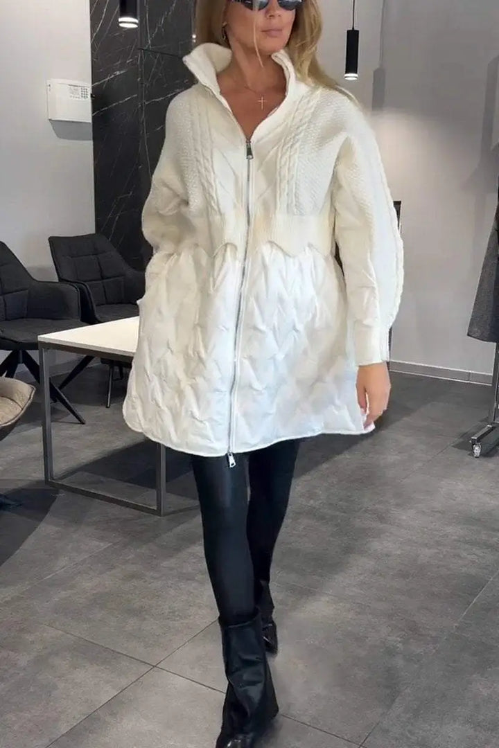 Carla – Hybrid Knit Women’s Quilted Jacket