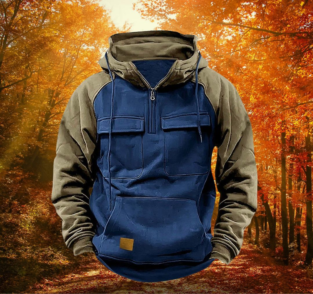 Mike – Two-Tone Men’s Winter Hoodie