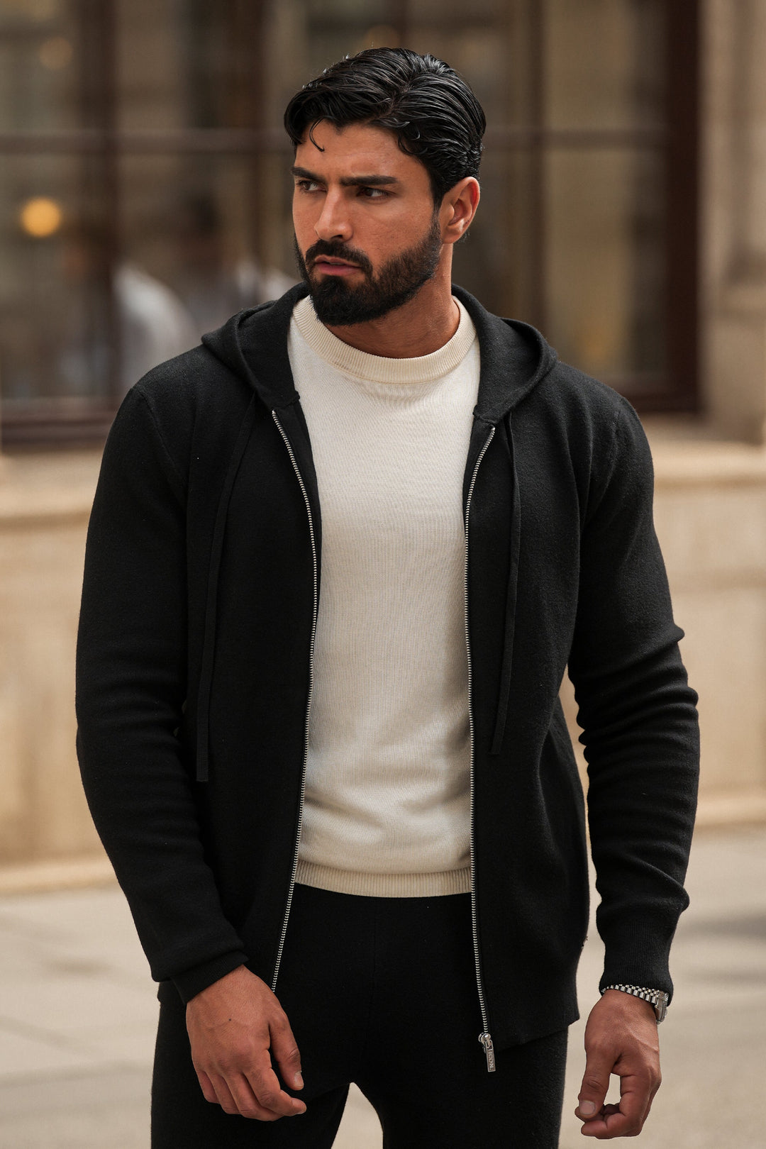 Luca – Men’s Elite Cashmere Hoodie