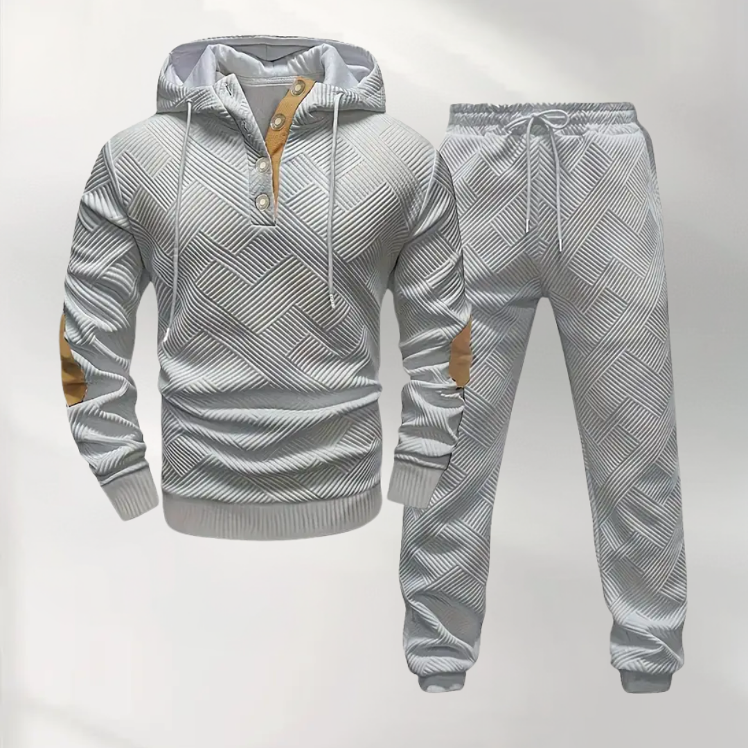 Alessandro – Men’s Textured Knit Loungewear Set