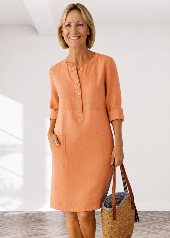 Beverly – Relaxed-Fit Women’s Button Dress