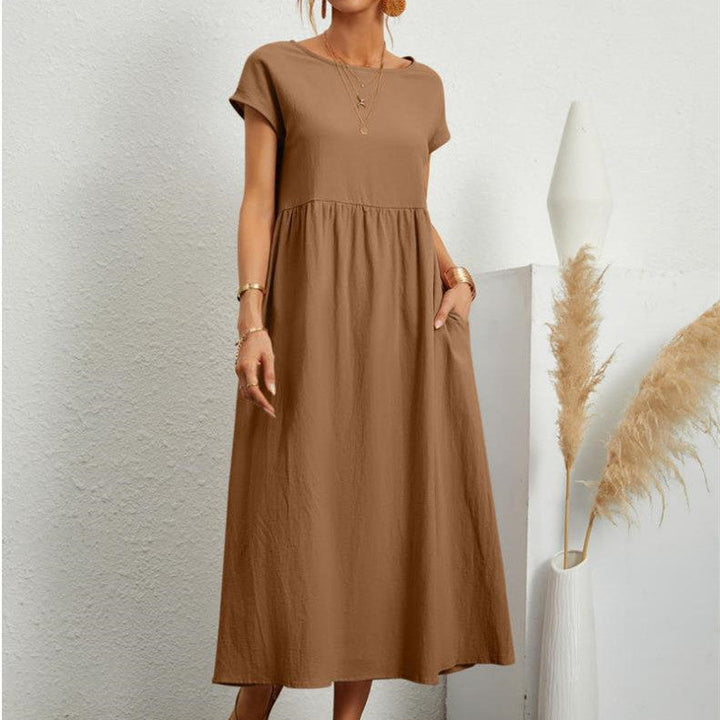Camillia – Lightweight Soft Cotton Women’s Dress with Pockets