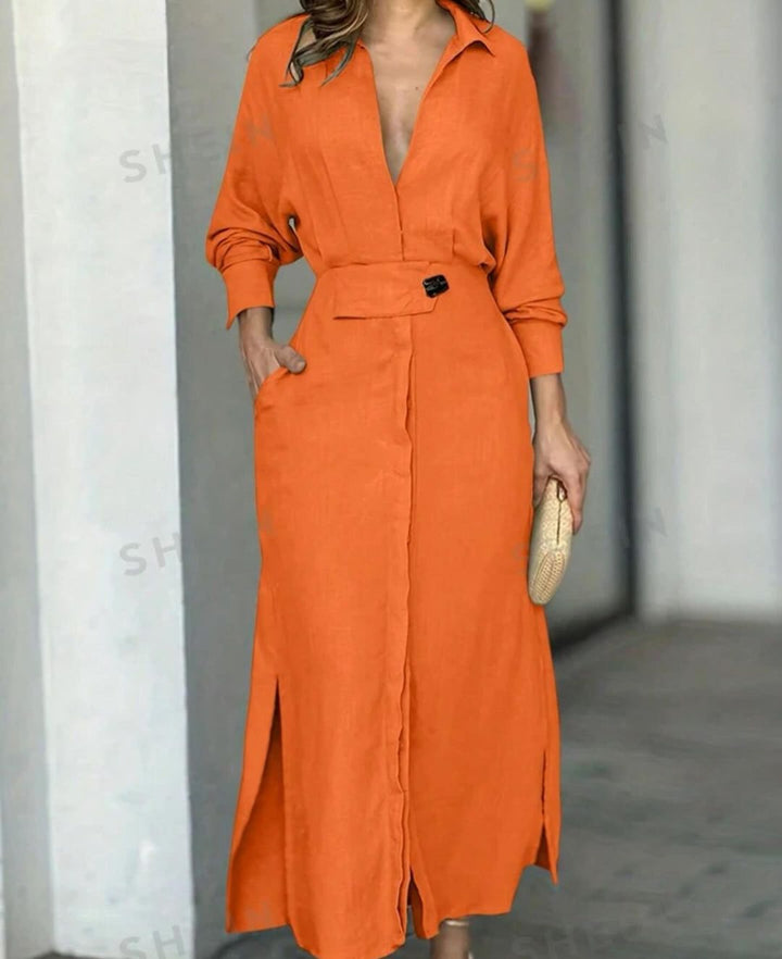 Sydney – Flowy Fit Women’s Casual Belted Dress