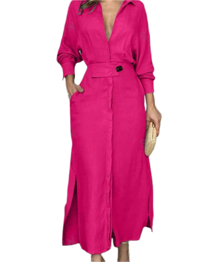 Sydney – Flowy Fit Women’s Casual Belted Dress