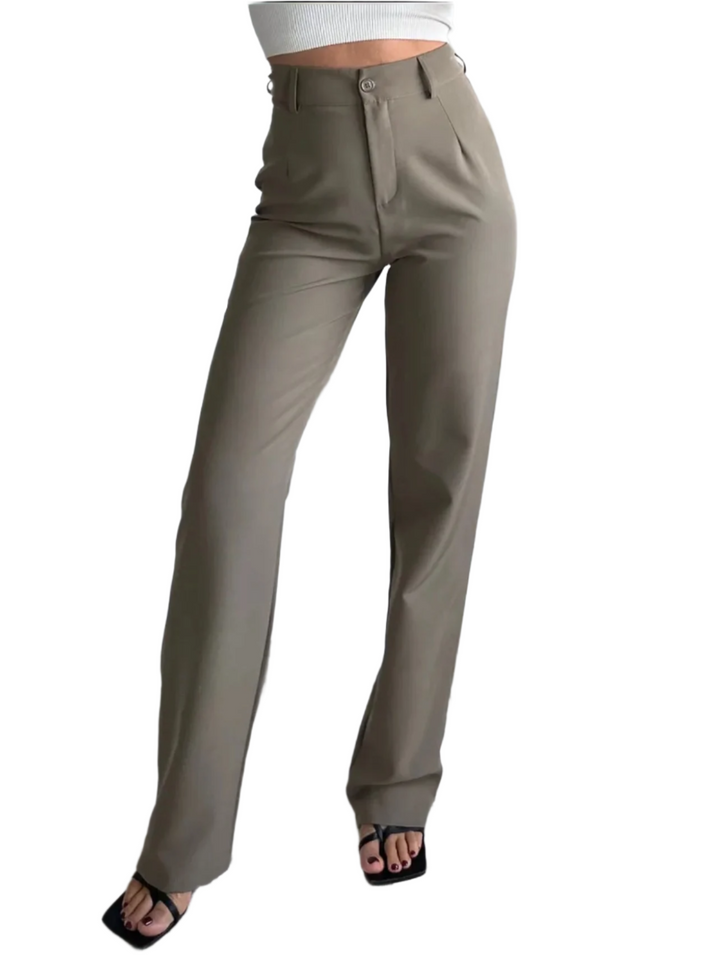 Ananya – Tailored Fit Women’s Neutral Trousers