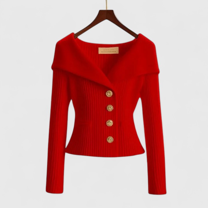 Giulia – Soft-Knit Women’s Elegant Cardigan