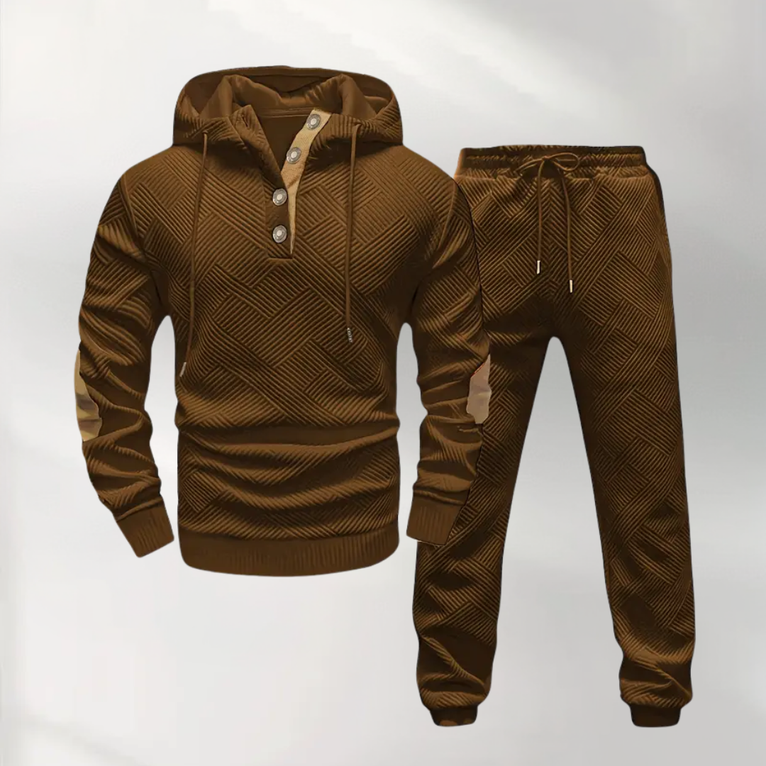 Alessandro – Men’s Textured Knit Loungewear Set
