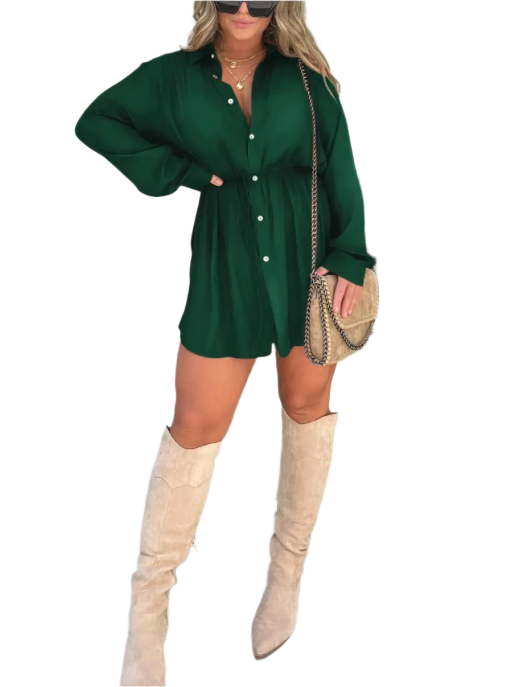 Avery – Chic Satin Women’s Romper Dress