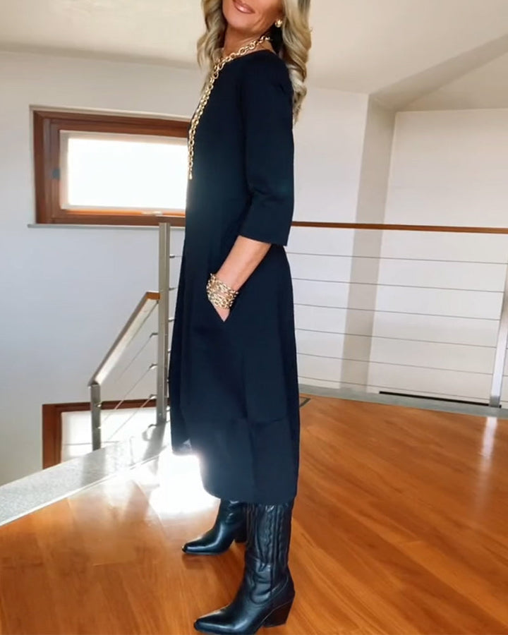 Julia – Elegant Long-Sleeve Women’s Dress