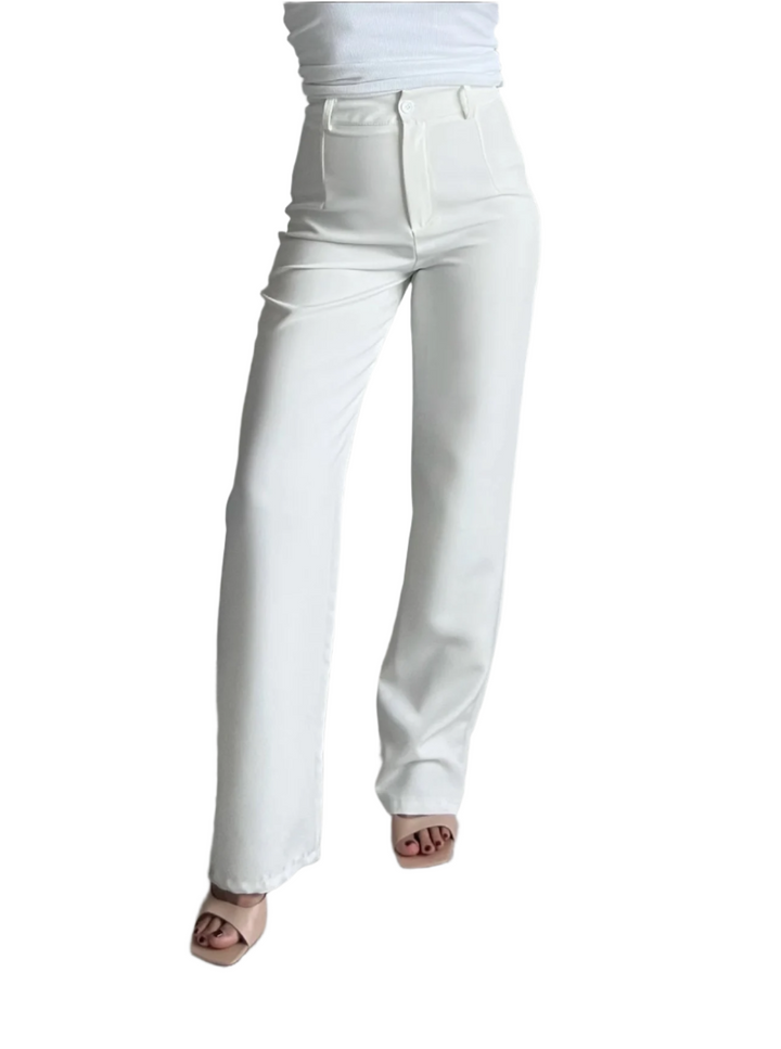 Ananya – Tailored Fit Women’s Neutral Trousers
