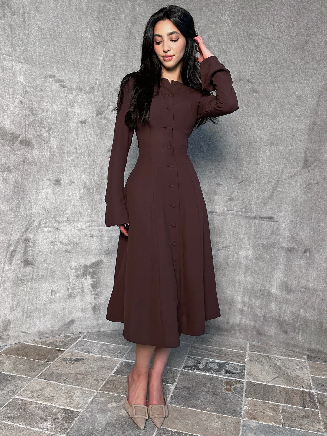 Julia – Pretty Women’s Midi Dress