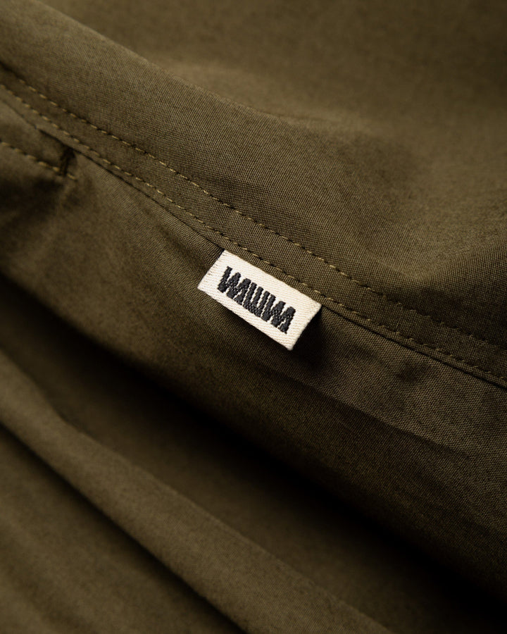 Ayla – Women’s Army Green Poplin Skirt
