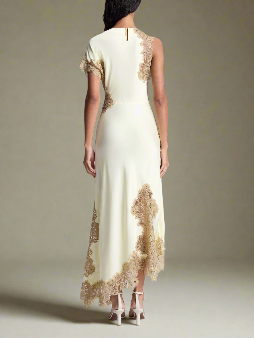 Julia – Bias-Cut Women’s Lace Evening Dress