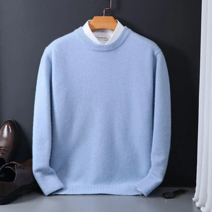 Enrique – Luxurious Men’s Cashmere Crew Neck Sweater