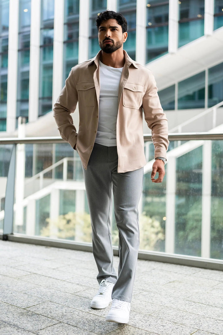 Leonardo – Men’s Relaxed-Fit Overshirt