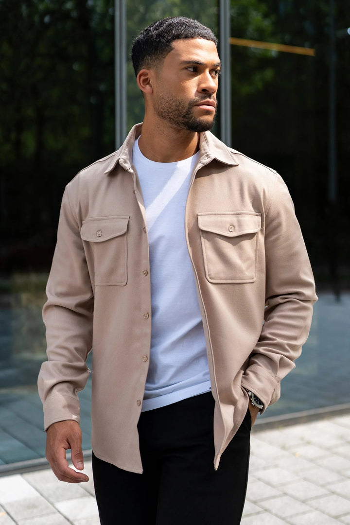 Leonardo – Men’s Relaxed-Fit Overshirt