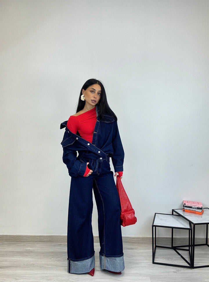 Gianna – Vintage-Inspired Women’s Denim Jacket & Jeans Set
