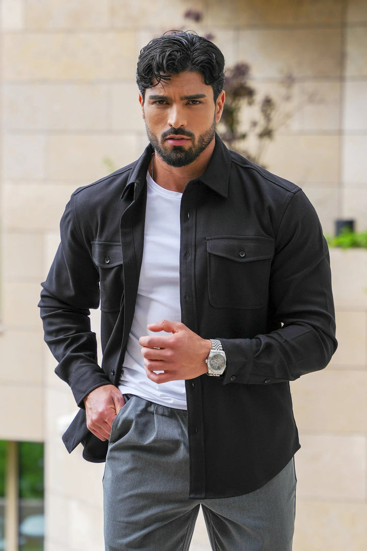 Leonardo – Men’s Relaxed-Fit Overshirt