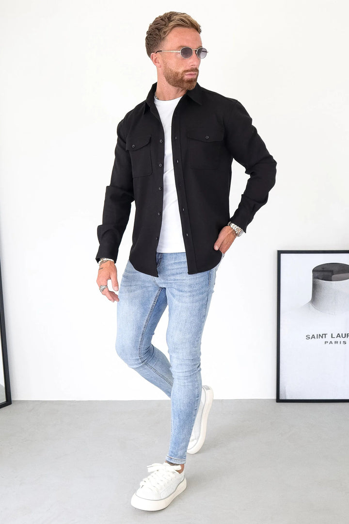 Leonardo – Men’s Relaxed-Fit Overshirt