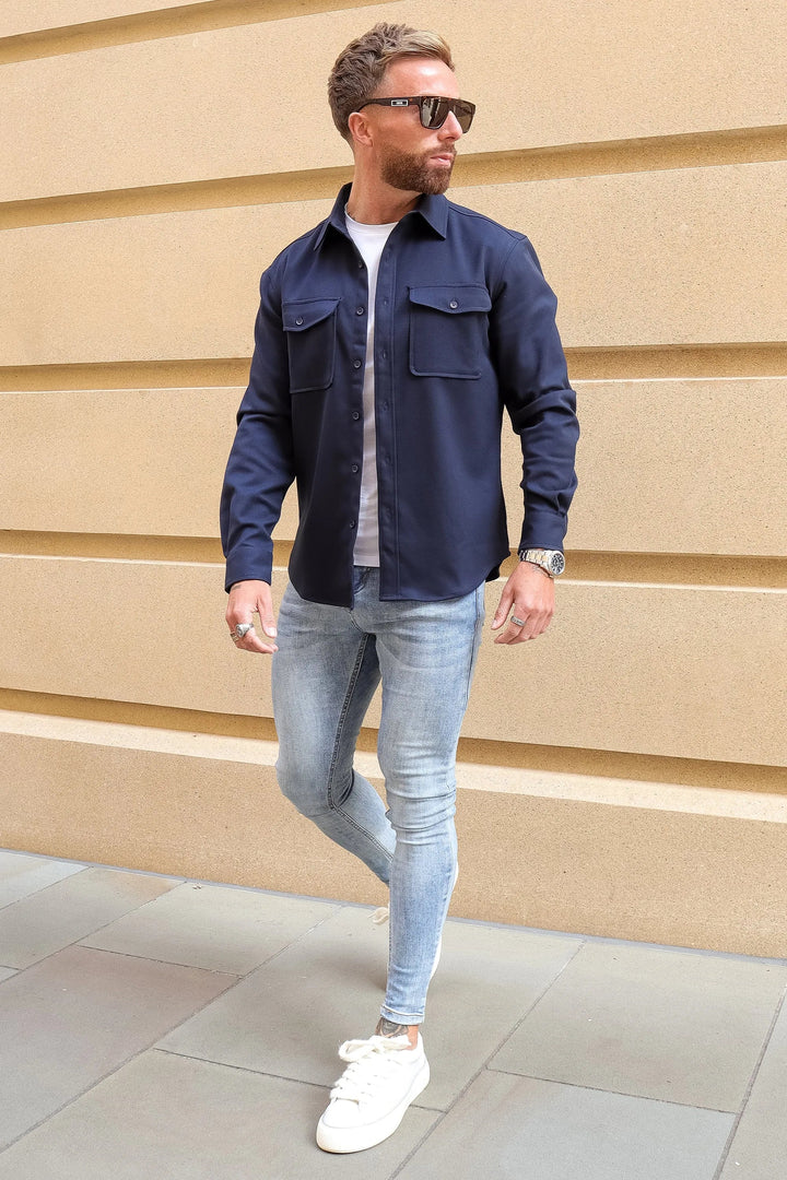 Leonardo – Men’s Relaxed-Fit Overshirt