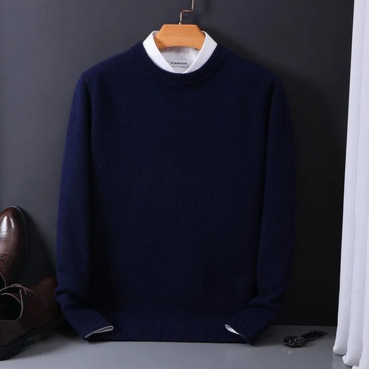 Enrique – Luxurious Men’s Cashmere Crew Neck Sweater