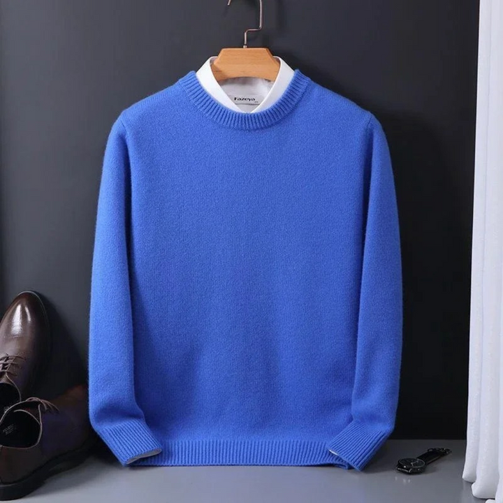 Enrique – Luxurious Men’s Cashmere Crew Neck Sweater